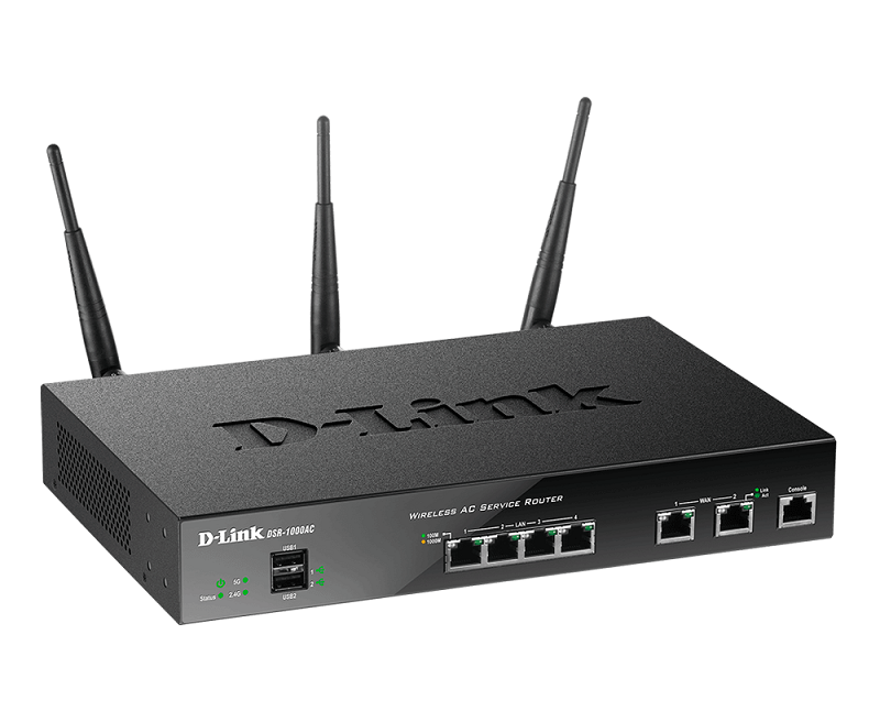 D-Link DSR-1000AC Wireless AC Unified Services VPN Router